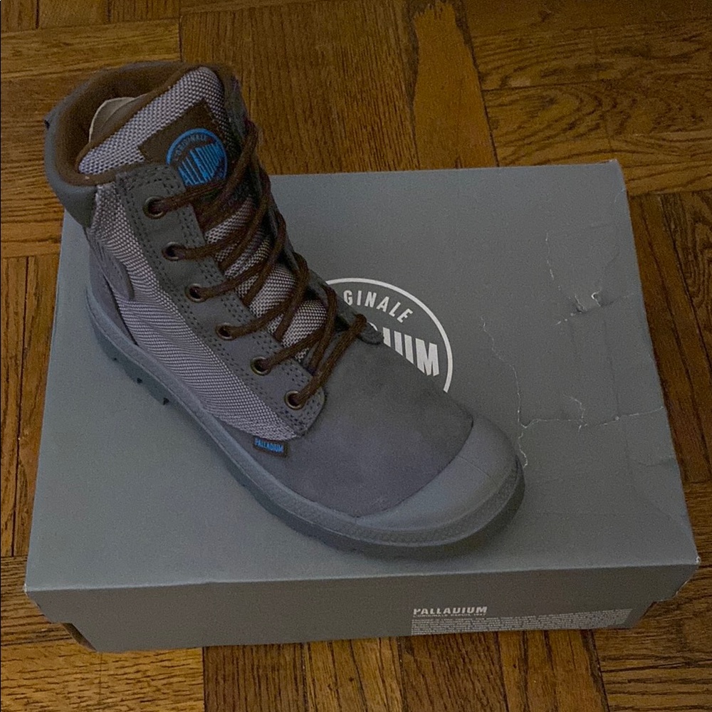 Palladium Gray Boots